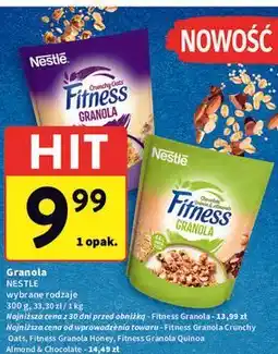 Intermarche Granola NESTLE wybrane rodzaje oferta
