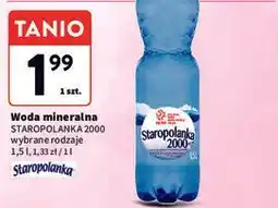 Intermarche Woda mineralna Staropolanka 2000 oferta