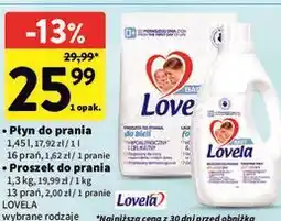 Intermarche Lovela Płyn lub Proszek do prania oferta
