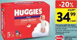 Intermarche Huggies Pants Little Movers pieluchomajtki dla dzieci oferta