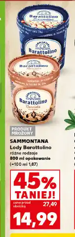 Kaufland Sammontana Lody Barattolino oferta