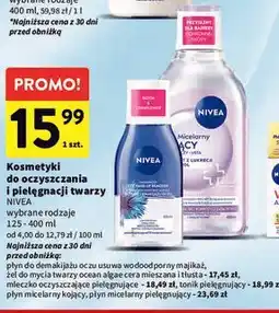 Intermarche Kosmetyki do oczyszczania i pielęgnacji twarzy NIVEA oferta