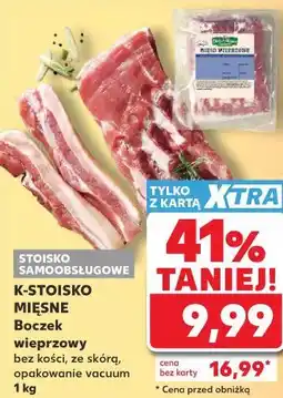Kaufland K-Stoisko Mięsne Boczek wieprzowy bez kości, ze skórą oferta