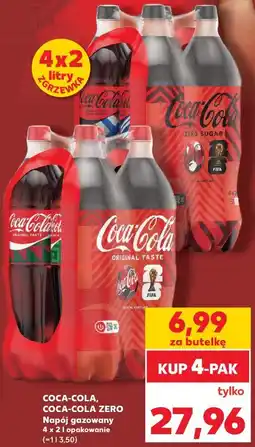 Kaufland COCA-COLA, COCA-COLA ZERO Napój gazowany oferta