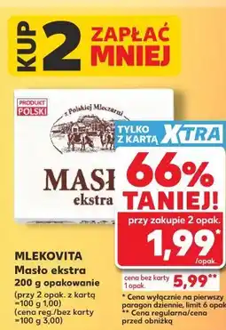 Kaufland Mlekovita Masło ekstra oferta