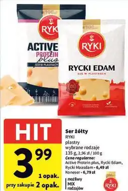 Intermarche Ser żółty RYKI plastry oferta