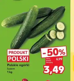 Kaufland Polskie ogórki luzem oferta