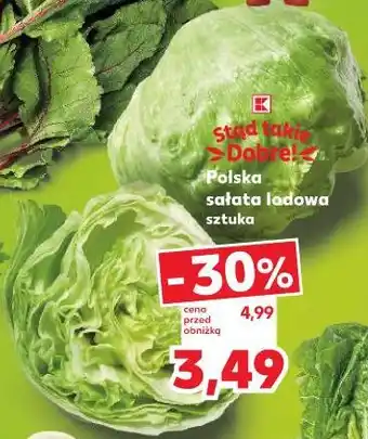 Kaufland Polska sałata lodowa sztuka oferta