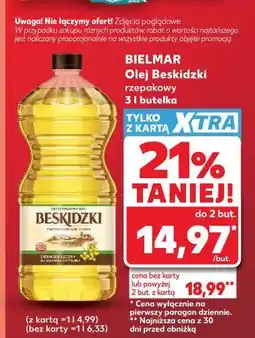 Kaufland Bielmar Olej Beskidzki rzepakowy oferta