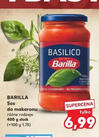 Kaufland Barilla Sos do makaronu oferta