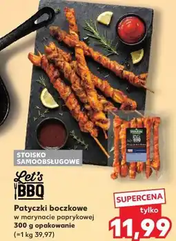 Kaufland Let's BBQ Patyczki boczkowe w marynacie paprykowej oferta