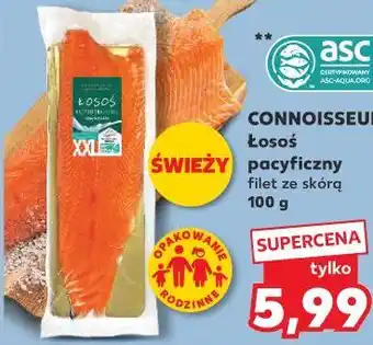 Kaufland CONNOISSEUR Łosoś pacyficzny filet ze skórą oferta