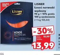 Kaufland LISNER Łosoś norweski wędzony oferta