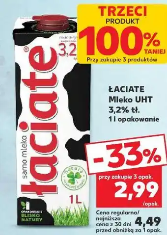 Kaufland Łaciate Mleko UHT 3,2% tł oferta