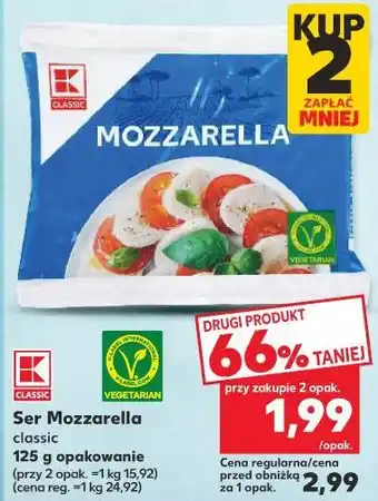 Kaufland K-Classic Ser Mozzarella classic oferta