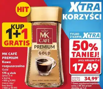 Kaufland MK CAFÉ PREMIUM Kawa rozpuszczalna Gold 175 g słoik oferta