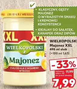 Kaufland WIELKOPOLSKI Majonez XXL oferta