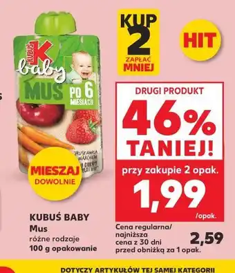 Kaufland Kubuś Baby Mus oferta