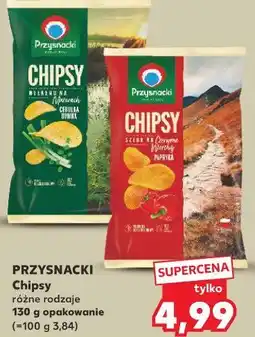 Kaufland PRZYSNACKI Chipsy różne rodzaje 130 g opakowanie oferta