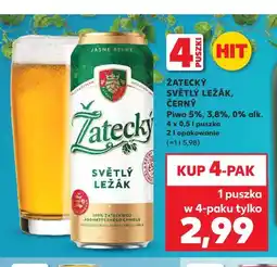 Kaufland Žatecký Světlý Ležák, Černý oferta