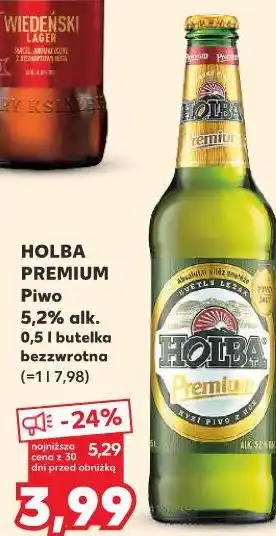 Kaufland Holba Premium Piwo 5,2% alk oferta