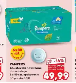 Kaufland Pampers Chusteczki nawilżane oferta