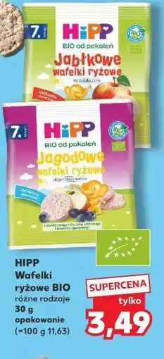 Kaufland HIPP Wafelki ryżowe BIO oferta