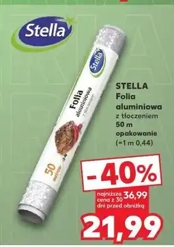 Kaufland STELLA Folia aluminiowa z tłoczeniem oferta