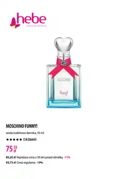 Hebe MOSCHINO FUNNY! woda toaletowa damska oferta
