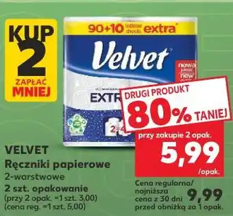 Kaufland VELVET Ręczniki papierowe oferta