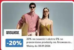 Kaufland Rabat -20% na nowości i ekstra 5% na przecenione produkty na Answear.com oferta