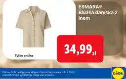 Lidl ESMARA Bluzka damska z lnem oferta