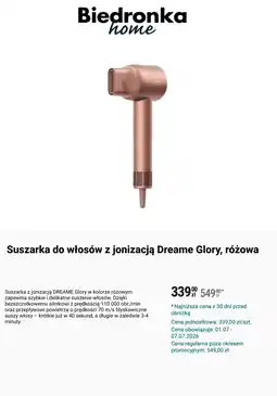 Biedronka Suszarka do włosów z jonizacją Dreame Glory oferta