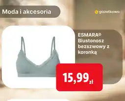 Lidl ESMARA Biustonosz bezszwowy z koronką oferta
