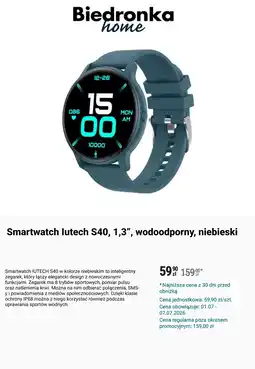 Biedronka Smartwatch latch S40 oferta