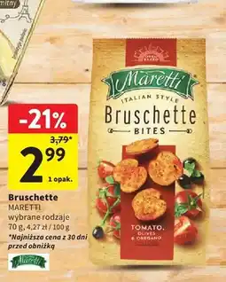 Intermarche Bruschette Maretti Tomato Olives & Oregano oferta