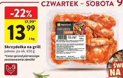 Intermarche Skrzydełka na grill SuperDrob oferta
