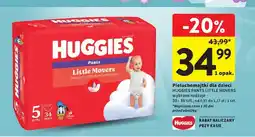 Intermarche Pieluchomajtki dla dzieci Huggies Pants Little Movers oferta
