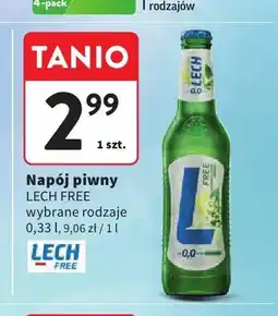 Intermarche Napój piwny bezalkoholowy Lech Free oferta