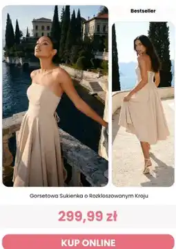 Renee Sukienka gorsetowa o rozkloszowanym kroju Renee oferta