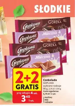 Intermarche Czekolada Goplana gorzka oferta
