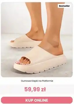 Renee Klapki gumowe na platformie Renee oferta