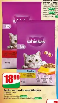 Dino Sucha karma dla kota Whiskas z wołowiną oferta