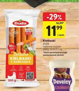 Intermarche Kiełbaski z kurczaka Duda Delikatne oferta