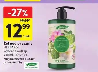 Intermarche Żel pod prysznic Herbapol oferta