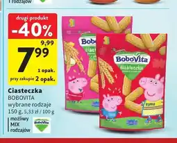 Intermarche Ciasteczka BoboVita z jabłkiem i brzoskwinią oferta