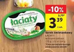 Intermarche Serek śmietankowy Łaciaty z cebulą i szczypiorkiem oferta