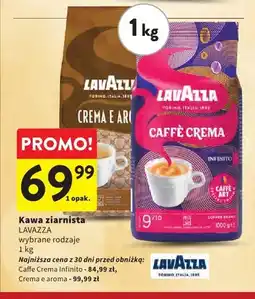 Intermarche Kawa ziarnista Lavazza Caffè Crema Infinito oferta