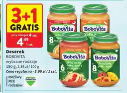 Intermarche Deserek BoboVita Jabłka z bananem i brzoskwinią oferta
