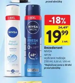 Intermarche Dezodorant Nivea Fresh Natural oferta